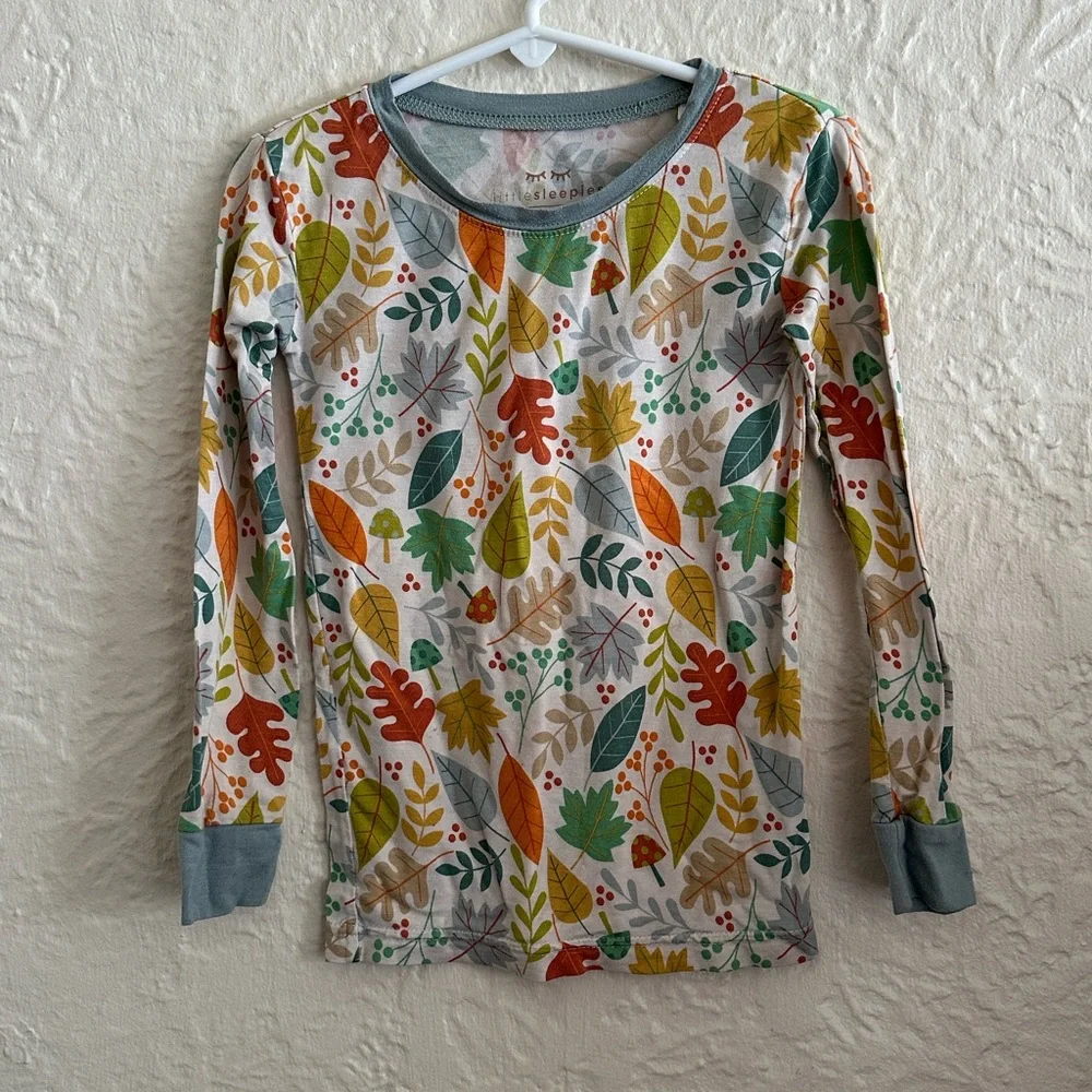 Little Sleepies Changing Leaves Bamboo Pajama Top Sleep 4T Girls Boys